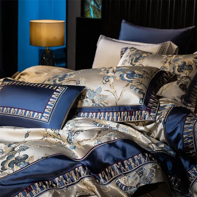 Jacquard-Satin-Bettwäsche-Set 4