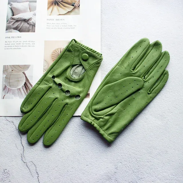 Leder-Fahrhandschuhe 2
