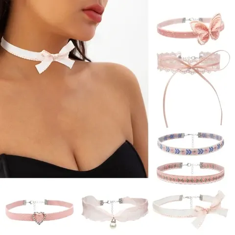 Spitzen-Schleifen-Choker