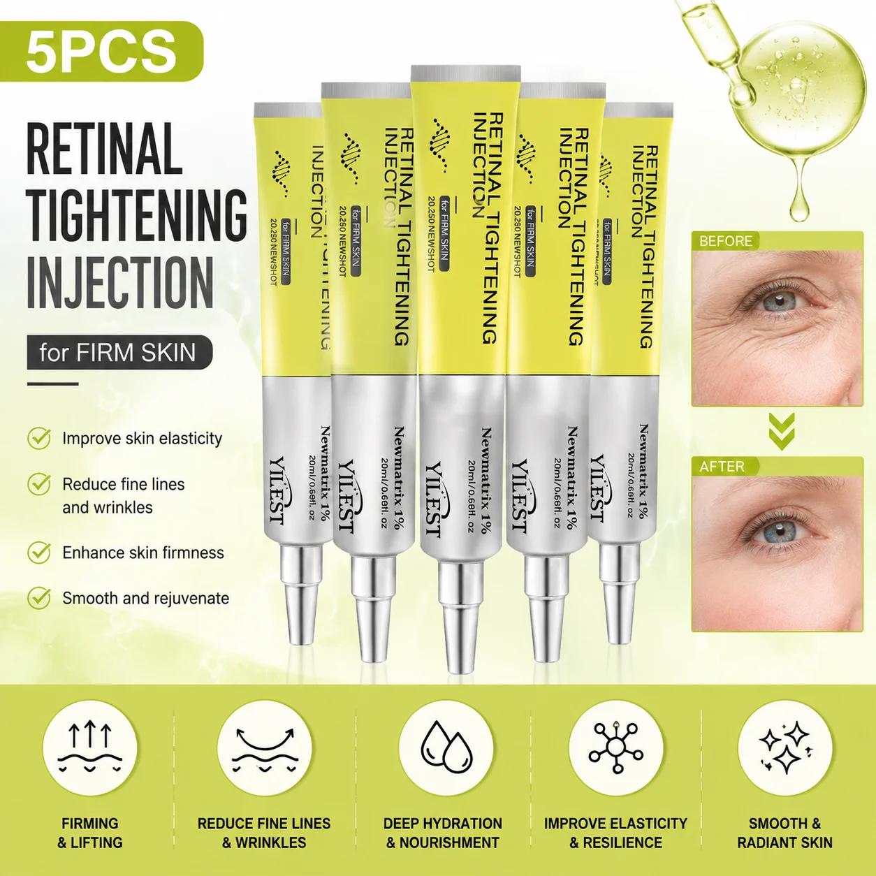 Retinol-Augencreme 20 ml mit Ceramiden 2