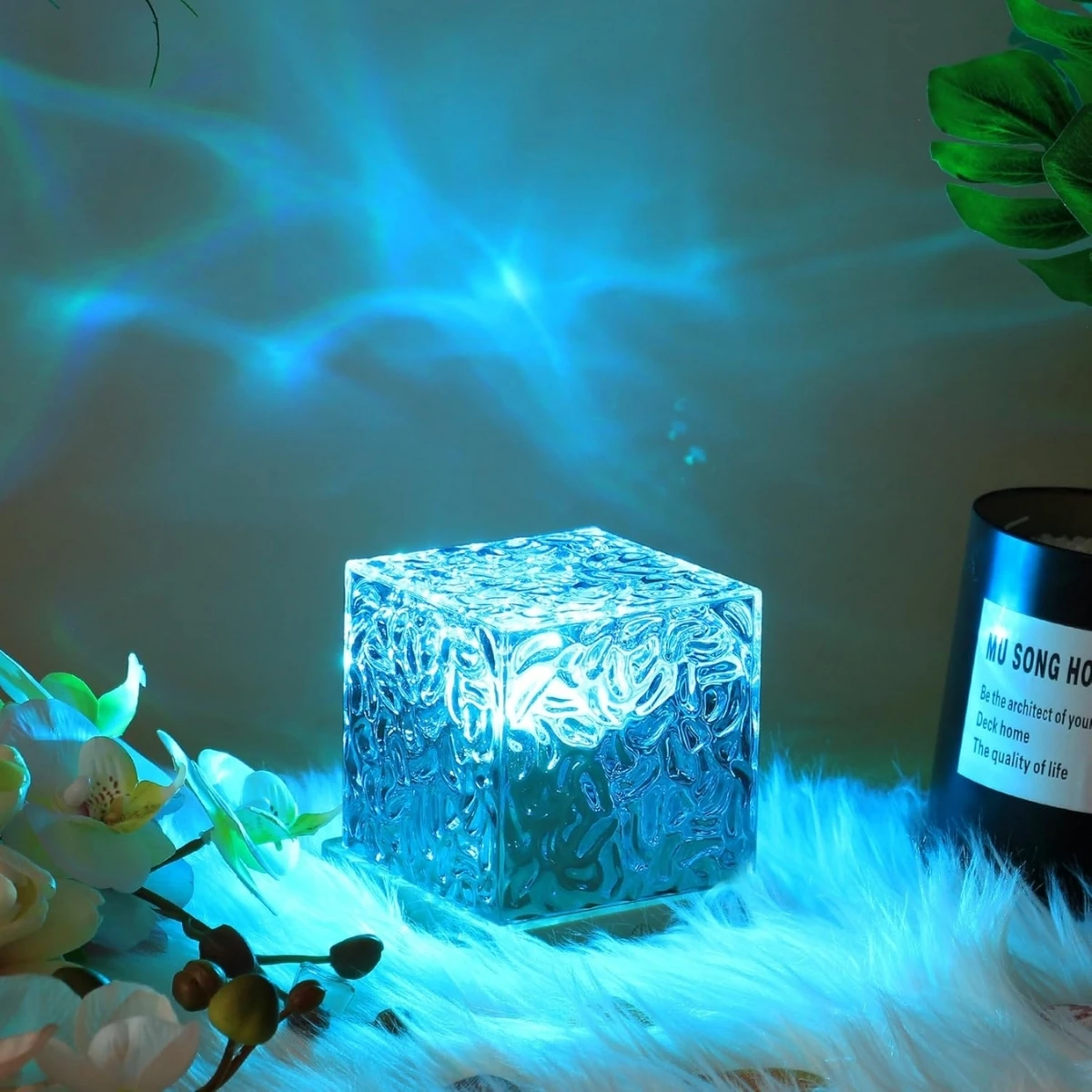 Rotierender RGB-Wasserwellen-Projektor als Nachtlicht 2