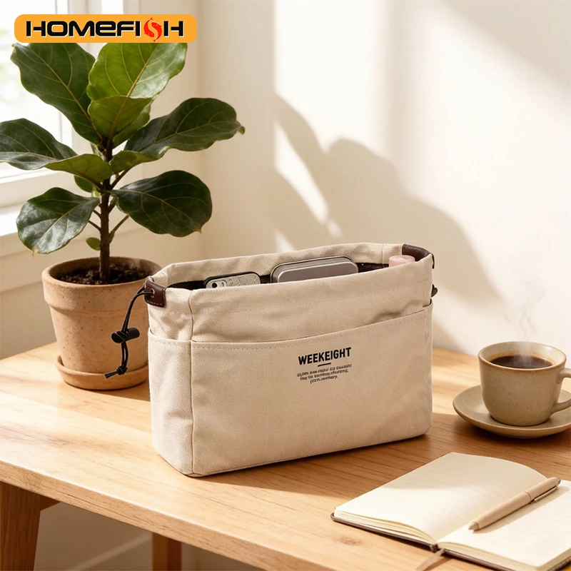 Canvas-Kosmetiktasche