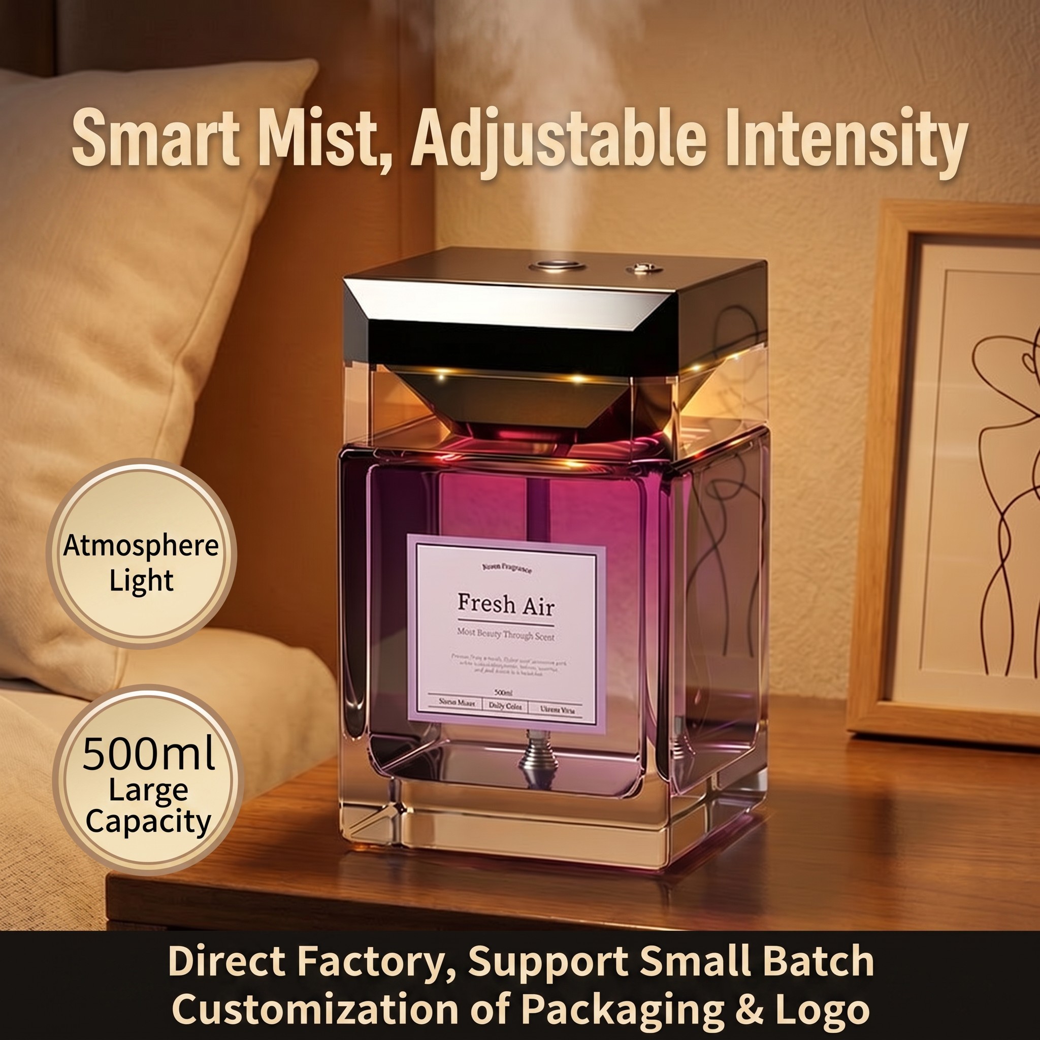 Smarter Aroma-Diffuser mit Sprachsteuerung 4