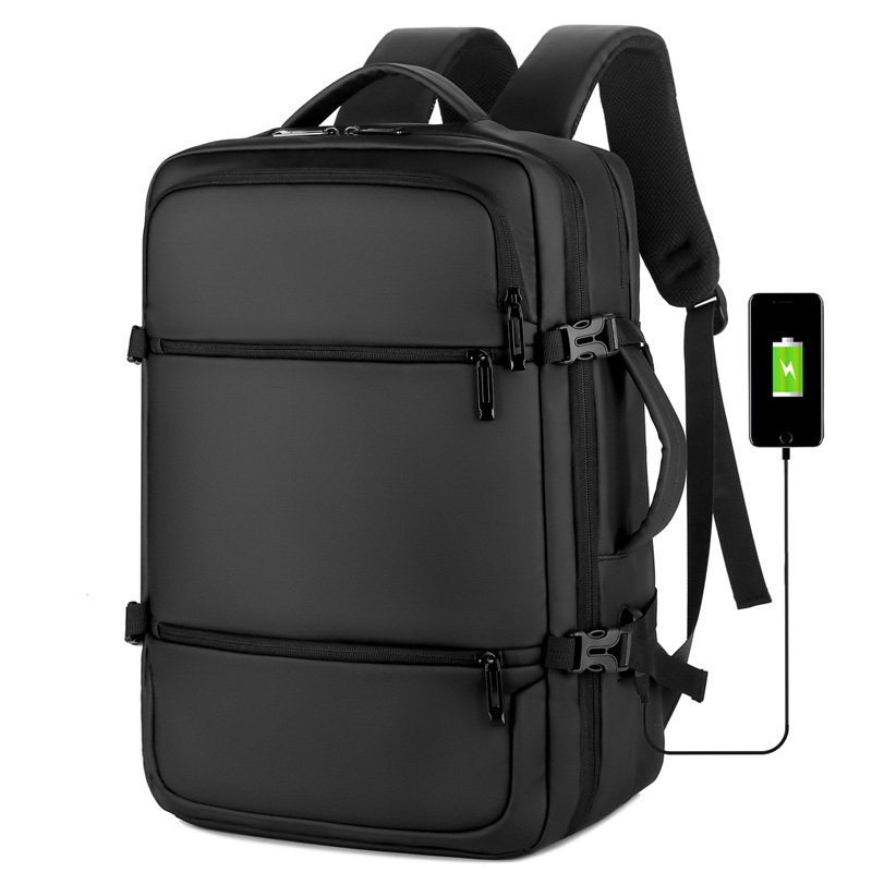 Erweiterbarer wasserfester Laptop-Rucksack für Reisen