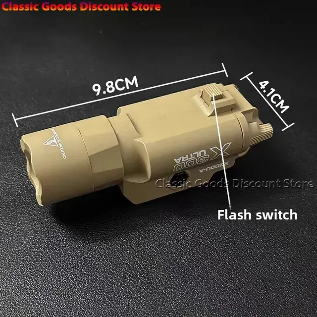 Taktische Nylon-LED-Taschenlampe für Schienen 4