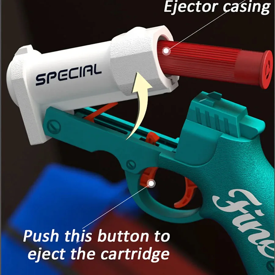 Mini-Schaumstoffkugel-Blaster für Kinder 4