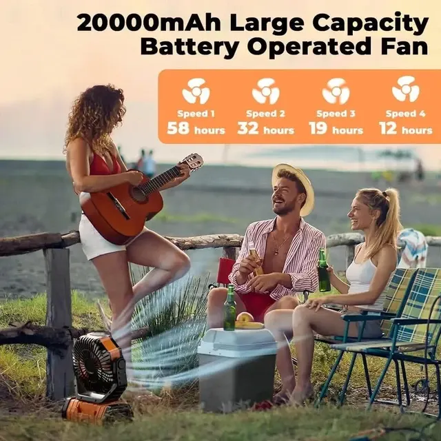 Akku-Campingventilator 3