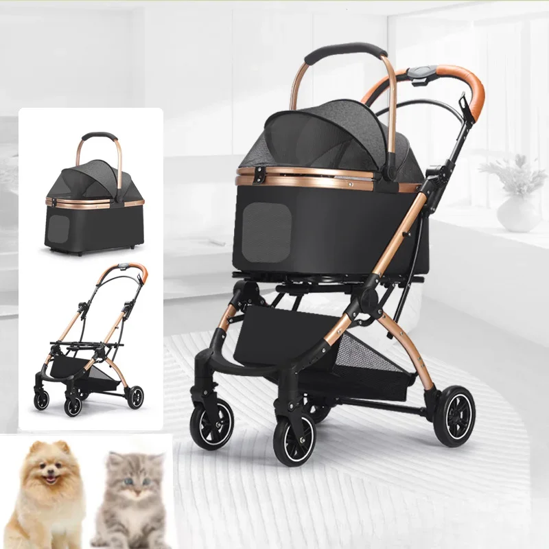 Faltbarer Haustier-Buggy