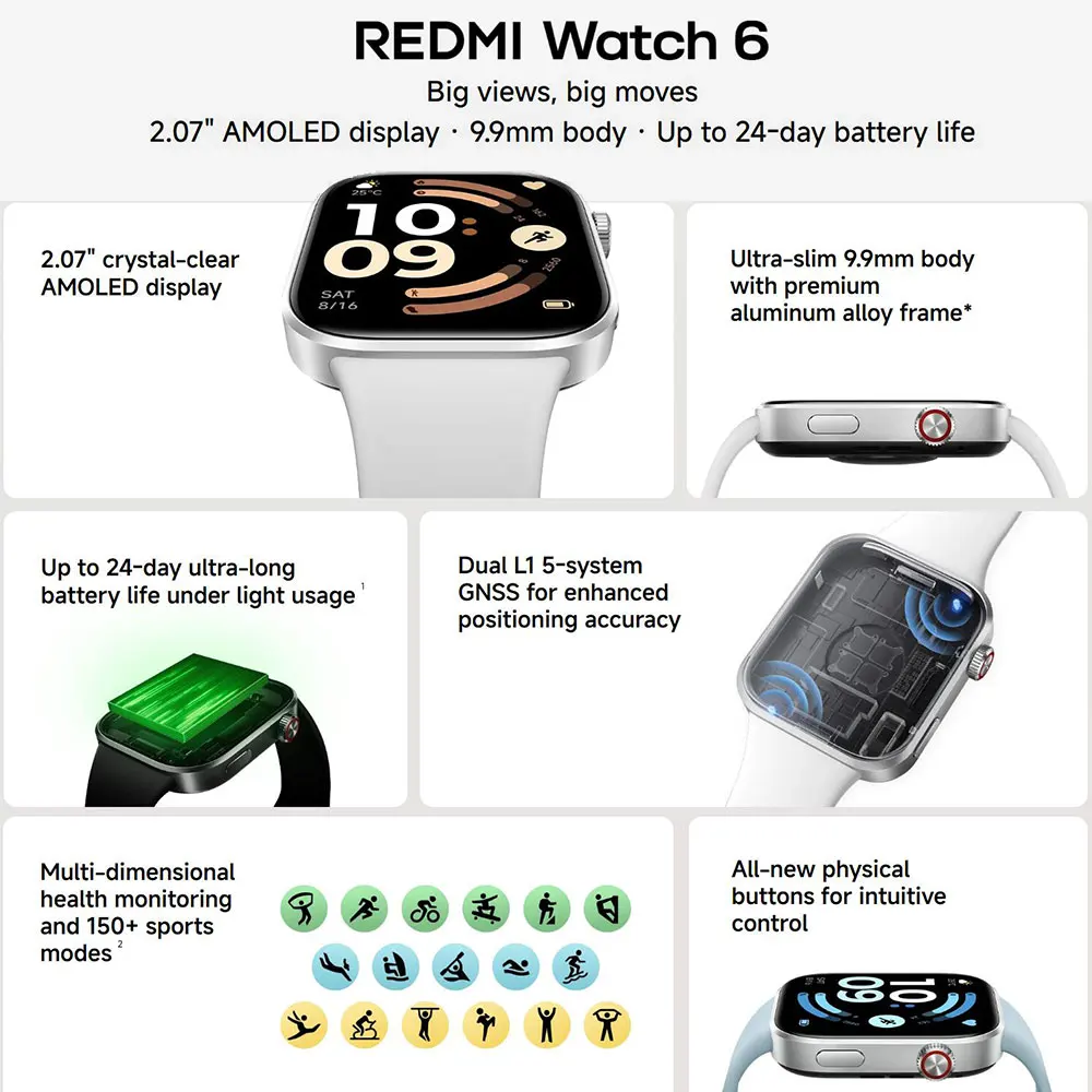 Smartwatch mit 2,07-Zoll-AMOLED-Display 2