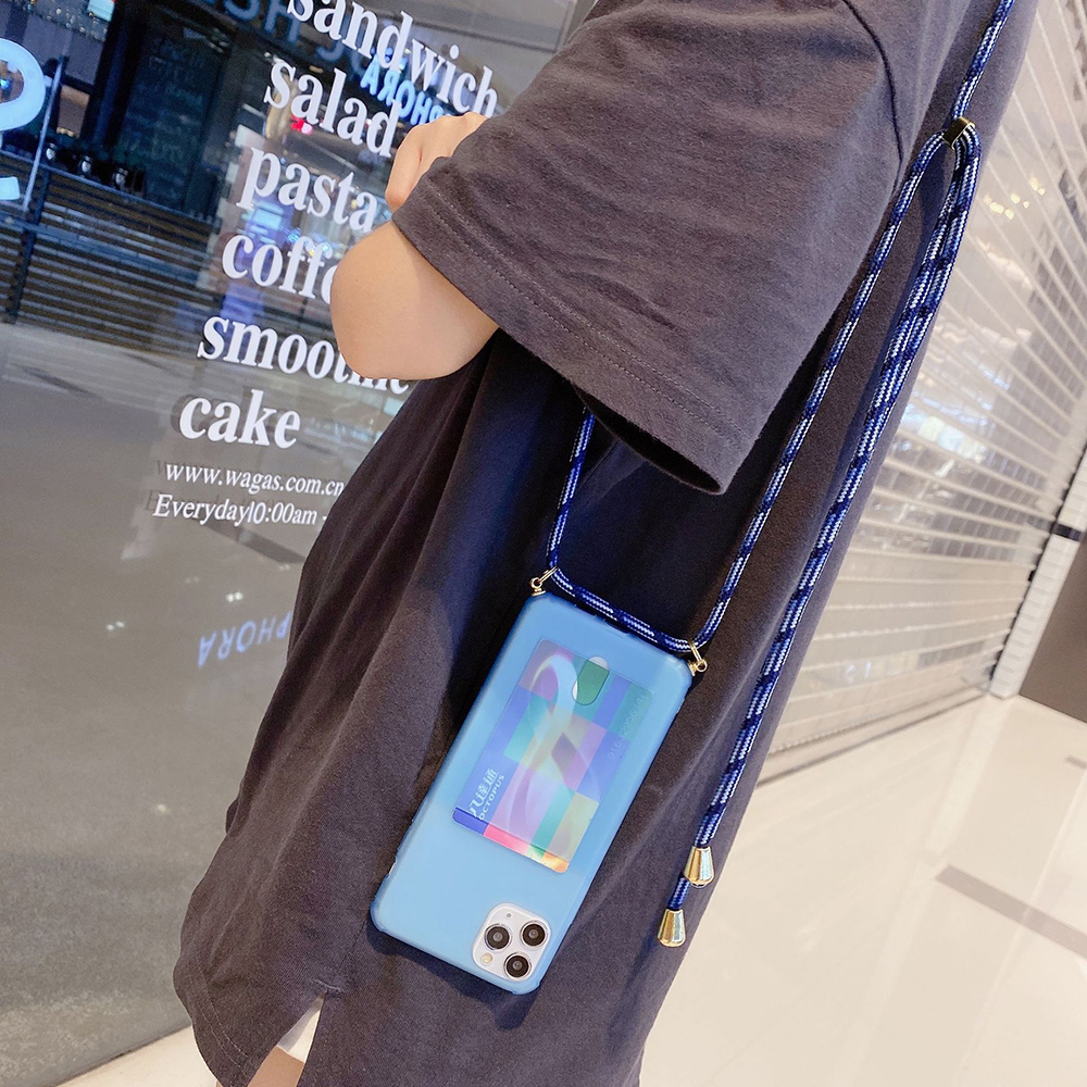 Matte TPU Handyhülle mit Kartenfach 2
