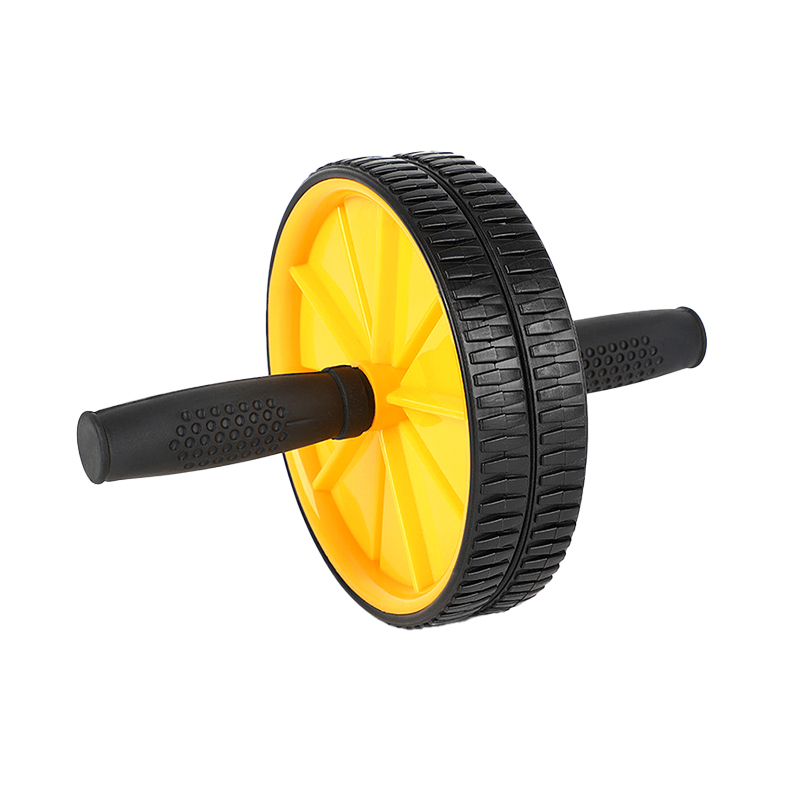 Ab-Roller mit Doppelrad für Bauchtraining