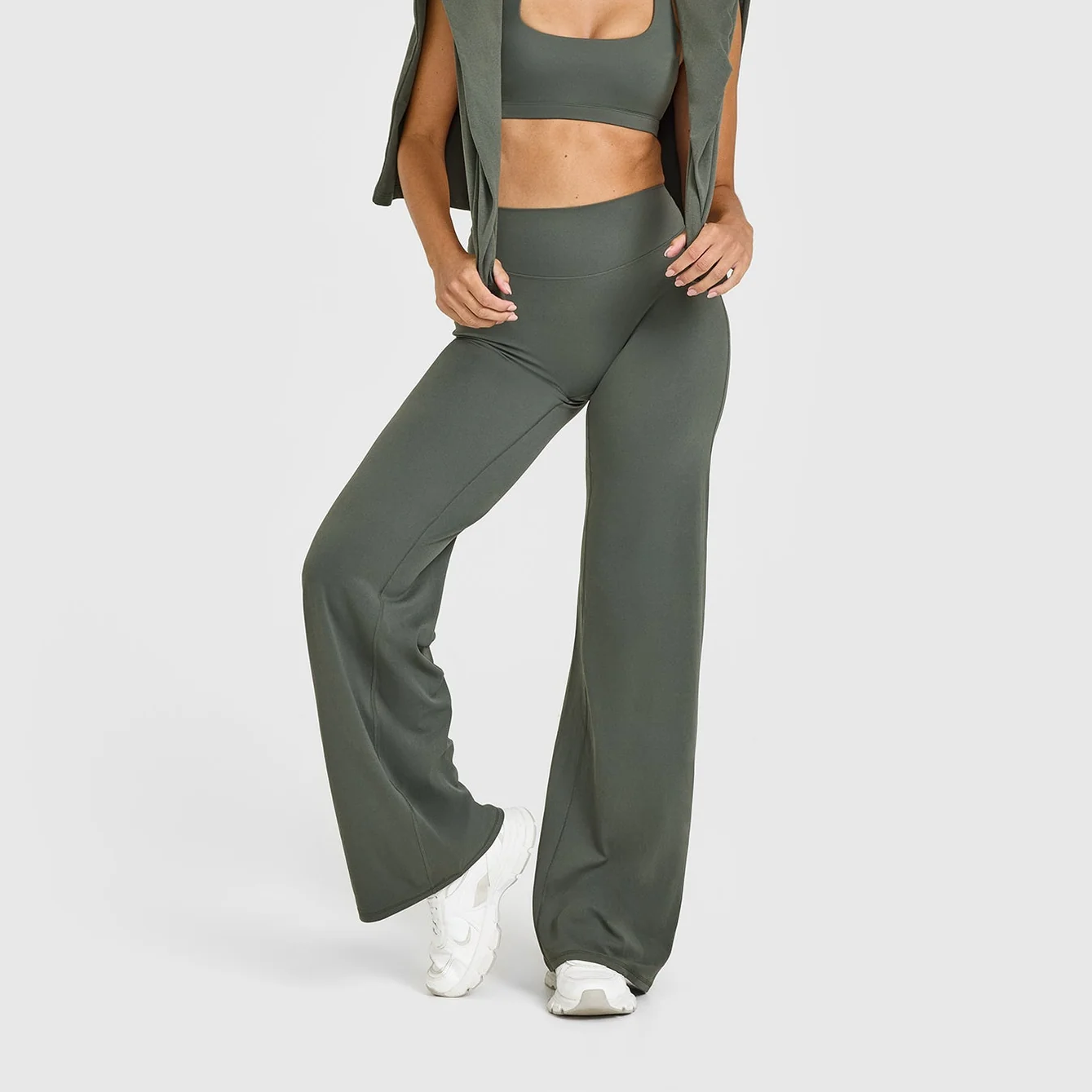 Gerade Vollängen-Yogahose mit Hip-Line-Schnitt 3
