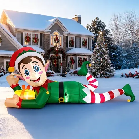 Aufblasbare Weihnachtsfigur