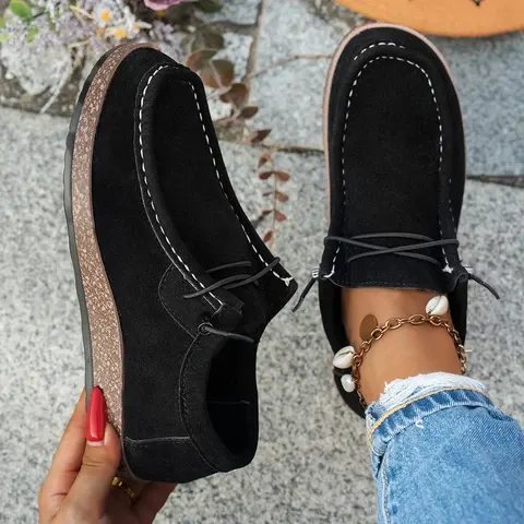 Damen-Retro-Leinenschuhe