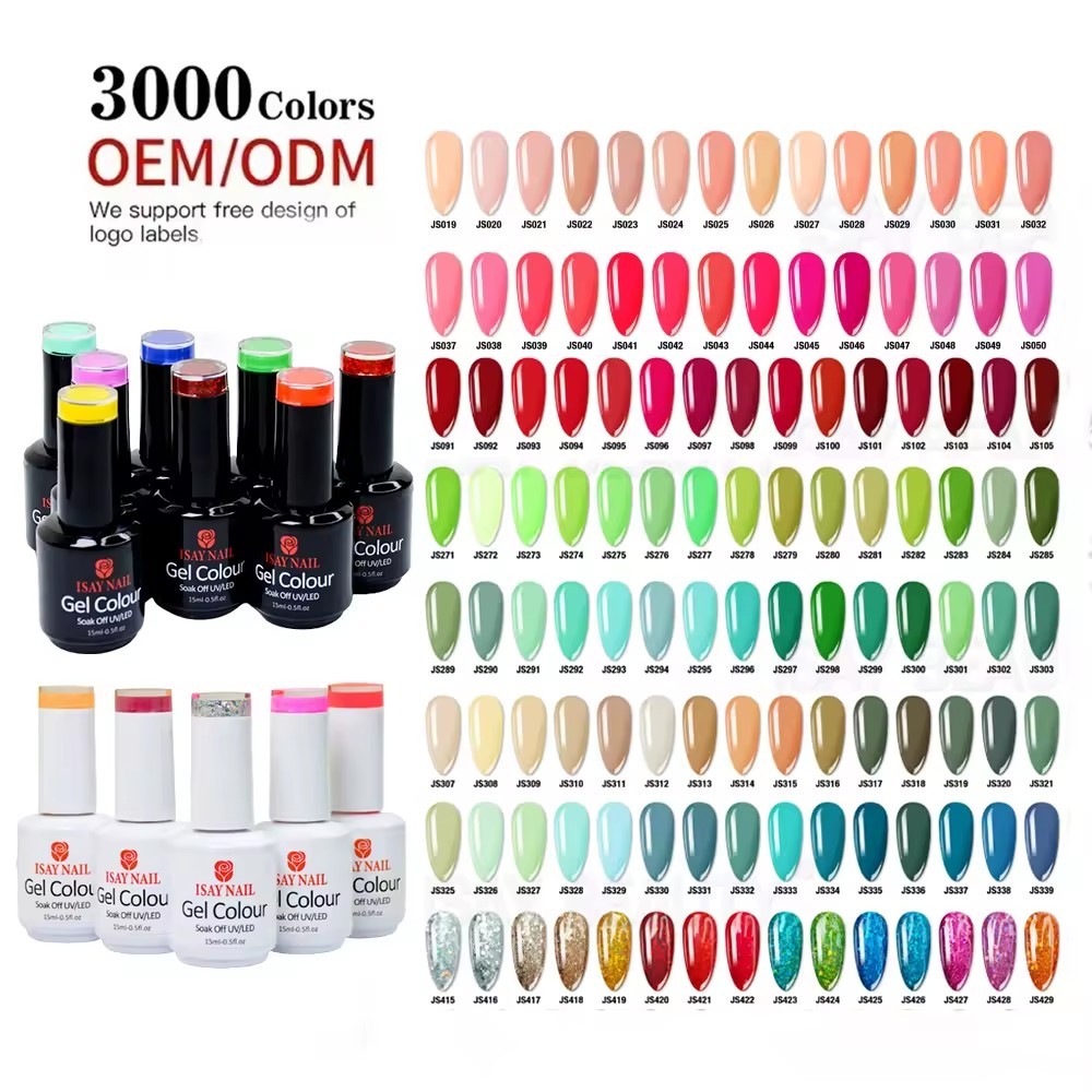 Professionelles Soak-Off Gel Nagelset mit UV-Gel