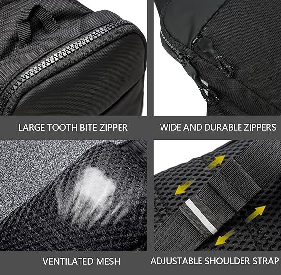 Kleine Crossbody-Tasche für Herren und Damen 4