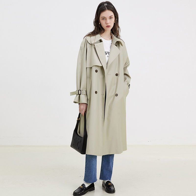 Damen-Trenchcoat, mittellang