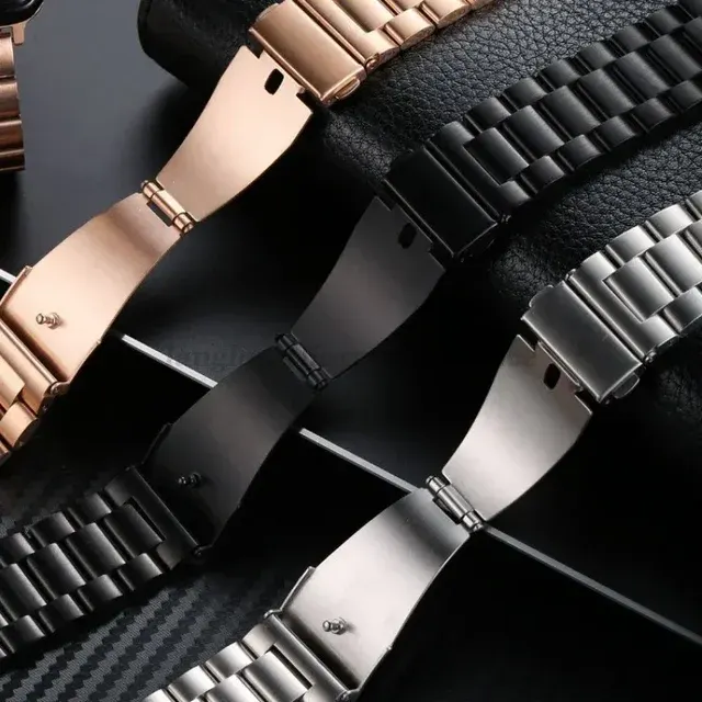 Edelstahl-Uhrenarmband 24 mm Metallgliederband 4