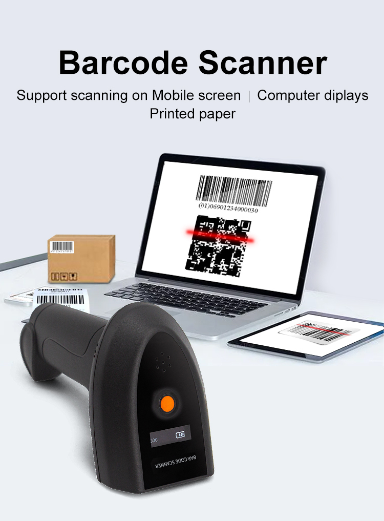 Leichter USB-Funk-Scanner für Inventur 2