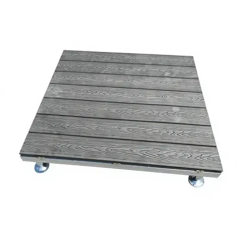 Modulare WPC-Terrassenplattform für Balkon und Rasen