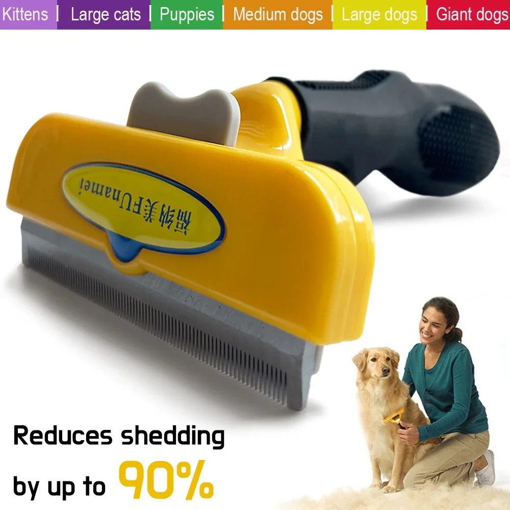 Hunde- und Katzenbürste mit Massagekamm