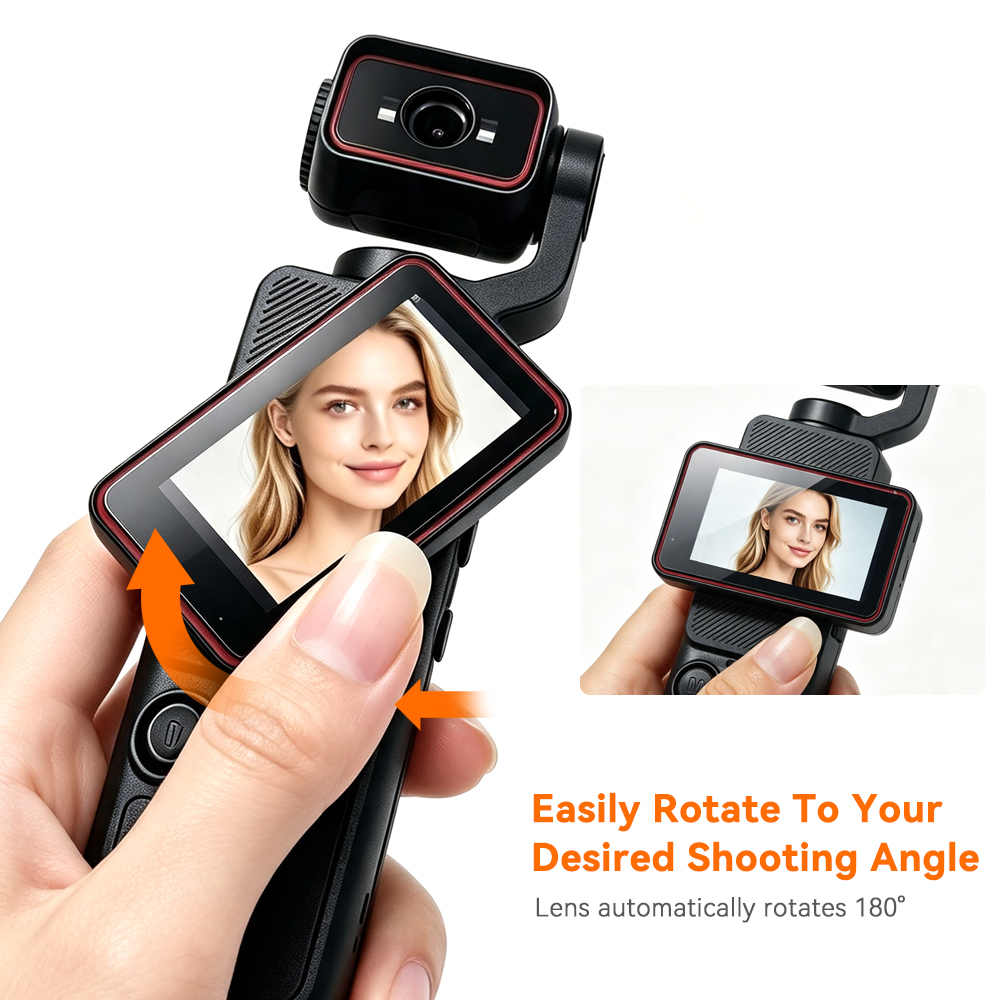 Taschen Handgimbal Kamera mit Weitwinkel 2