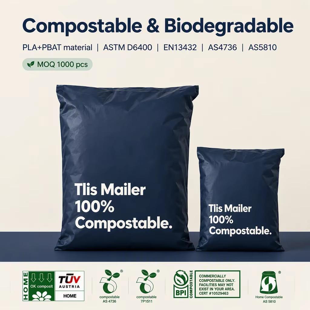 Luxuriöser Matter Versandbeutel für Modemarken 4