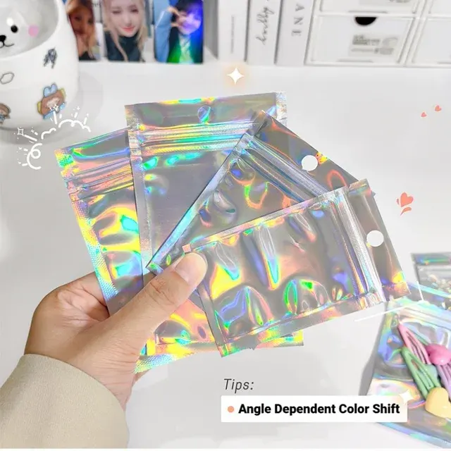 Holografische Ziplock-Mylar-Beutel für Süßigkeiten 4