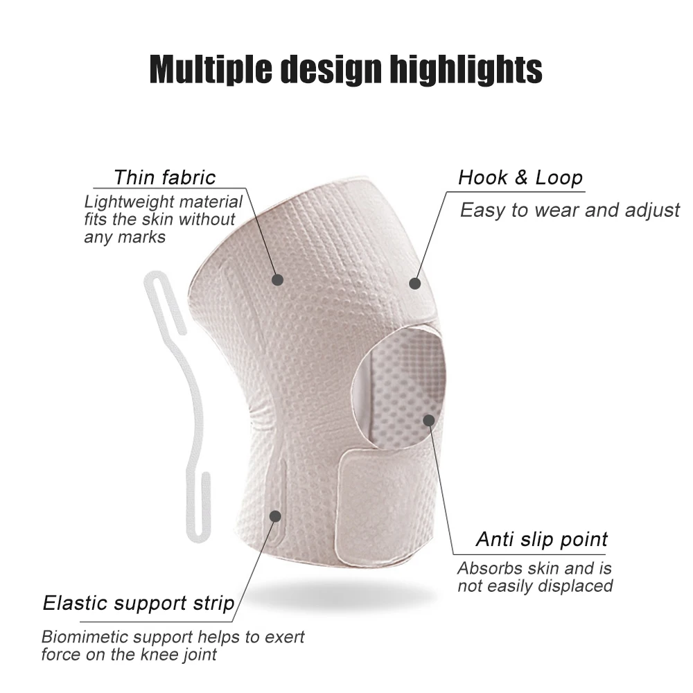 Kompressions-Kniebandage mit Seitenstabilisatoren 3