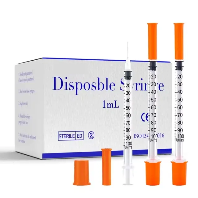Orange Insulinspritzen 1 ml, 100 Stück 1