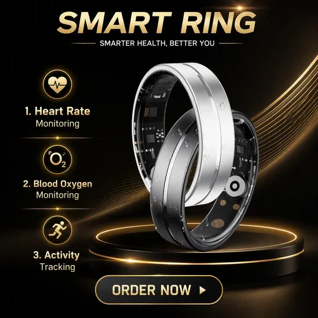 Smart Ring Gesundheitstracker Blutdruck 5ATM 2
