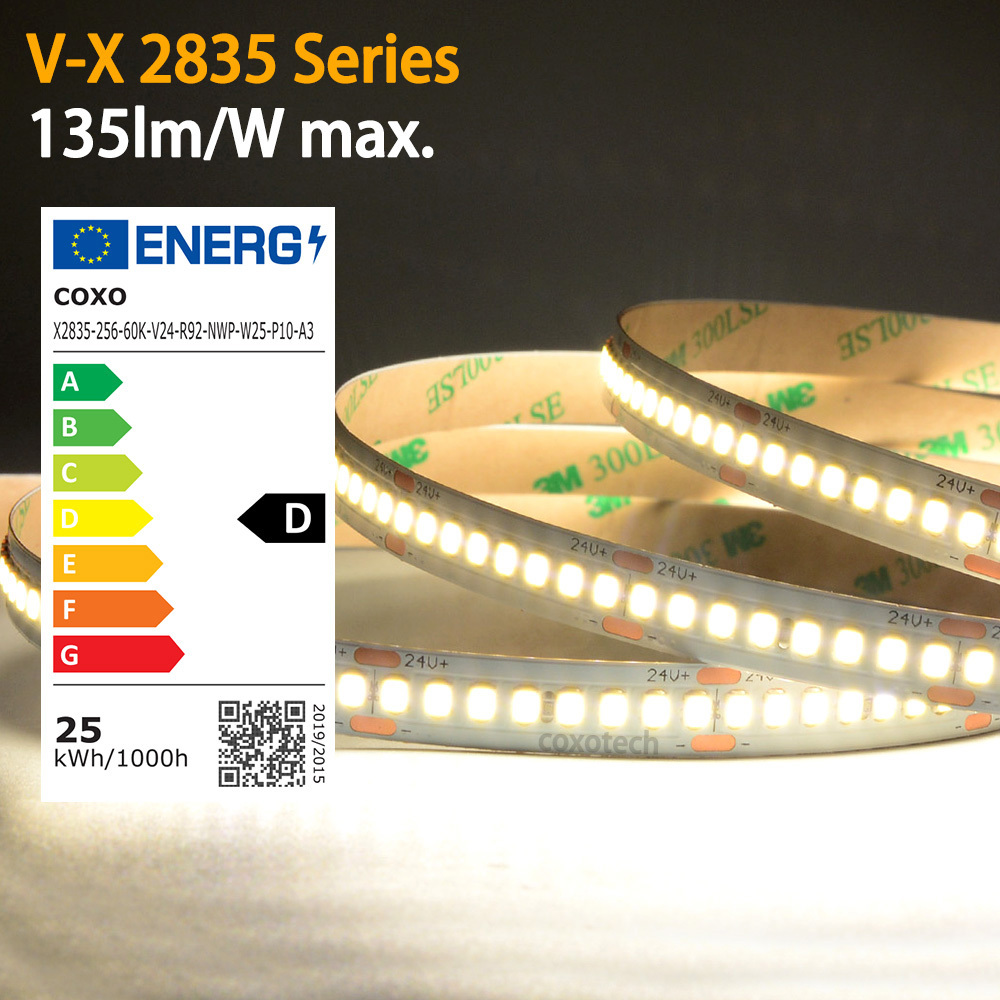 Hocheffizienter LED Streifen 24V Naturweiß 240 LED 2