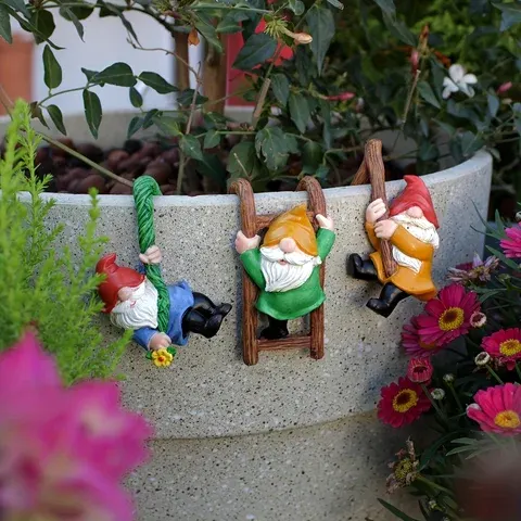 Harz-Mini-Kletter-Zwergfiguren