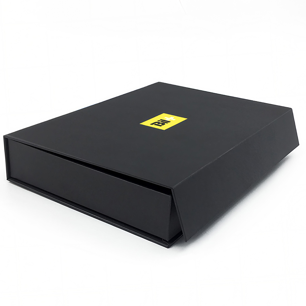 Schwarze Luxus-Magnetgeschenkbox aus Papier 2
