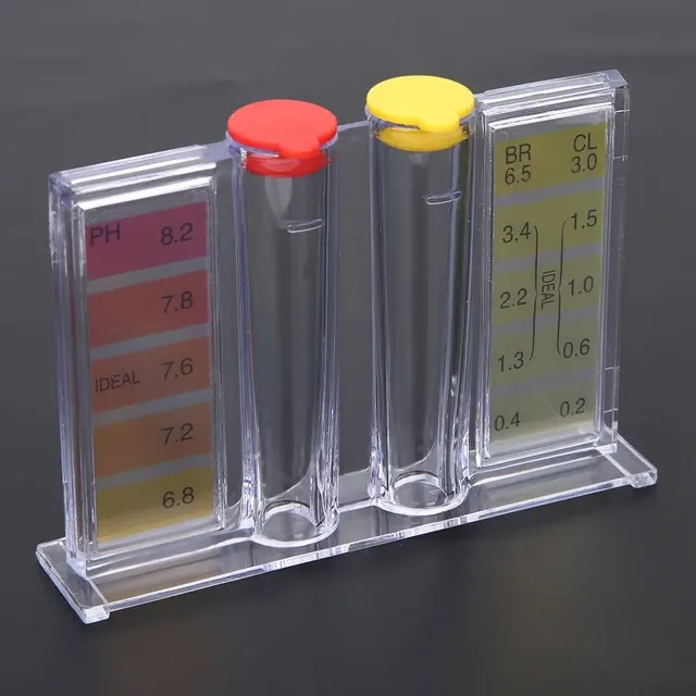 Poolwasser-Testset mit pH-Chlor-Prüfung 4