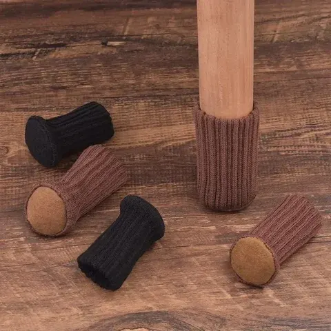 Gestrickte Stuhlbeinschoner