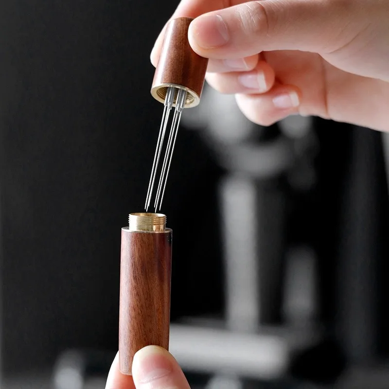 Edelstahl-Espresso-Tamper mit Verteiler 3