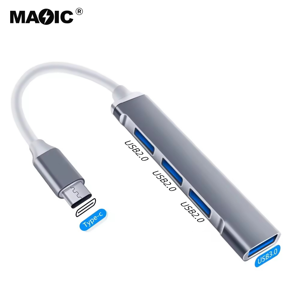 USB-C Hub Mini Adapter für MacBook 4
