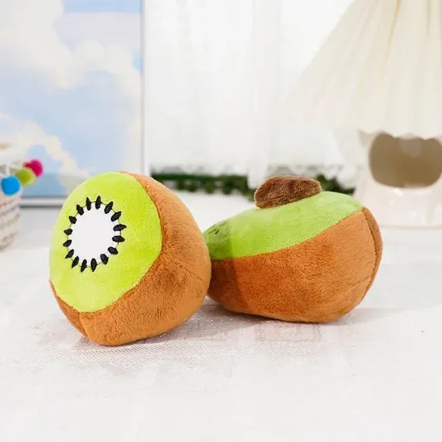 Plüsch-Obst-Spielzeug für Katzen und Hunde 4
