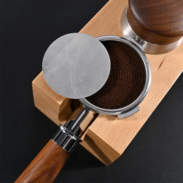 Edelstahl-Puck-Sieb 0,2 mm Espresso-Netz 3