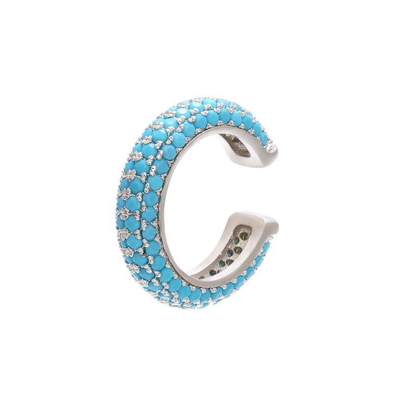 Bunte Ohrklemme ohne Piercing für Damen 4