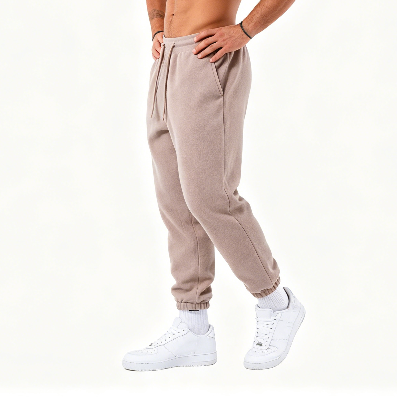 Schwere Polar Fleece Jogginghose Herren 2
