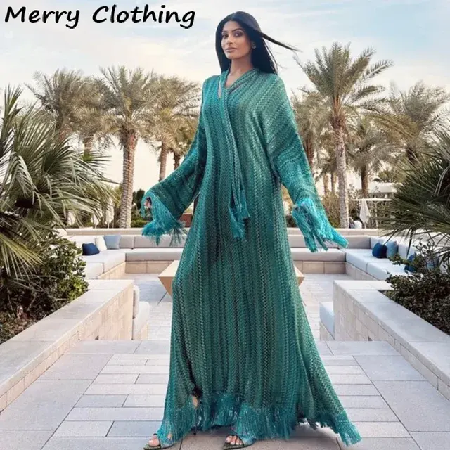 Langes Strickkleid 2