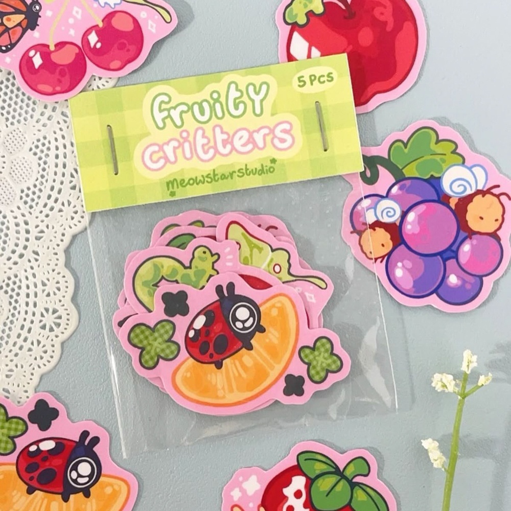 Wasserfeste Stanzaufkleber Mixed Designs Bulk 3