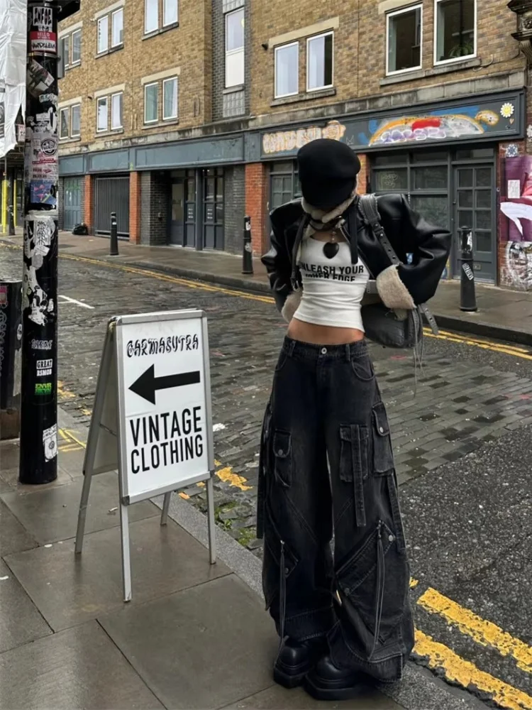 Baggy Cargo-Jeans 4