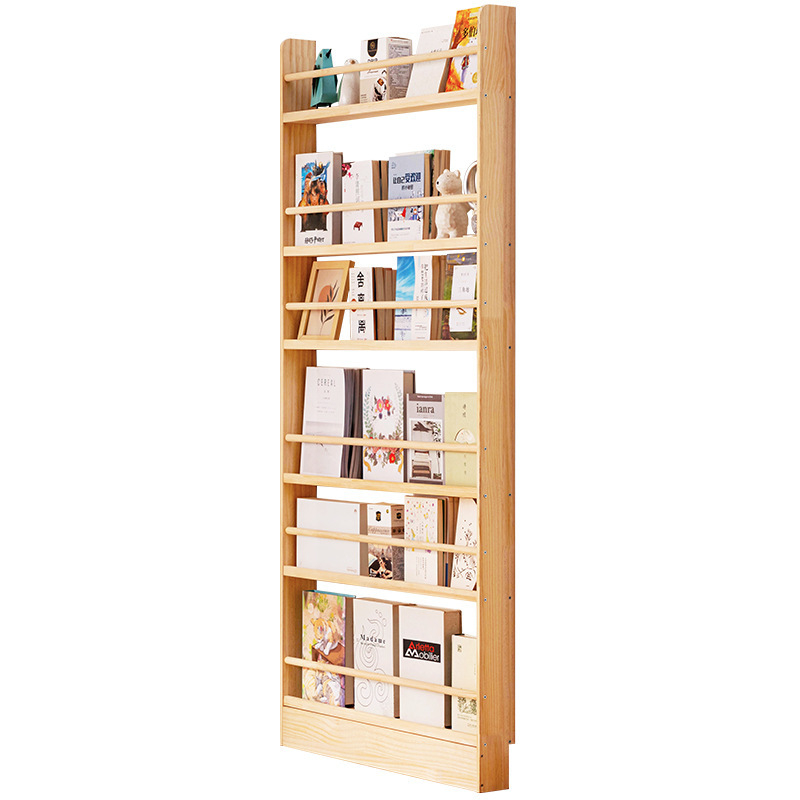 Kinder-Wandbücherregal mit Schrank