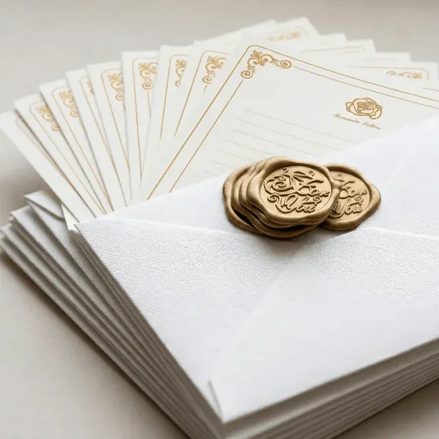 Vintage-Briefpapier-Set 4