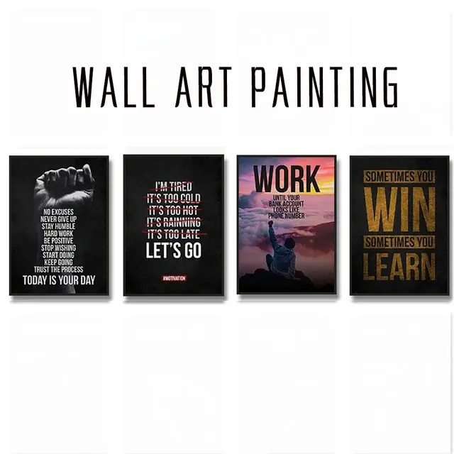 Motivations-Leinwandposter 4