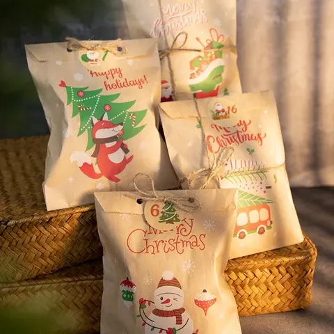 Kraftpapier-Geschenktüten