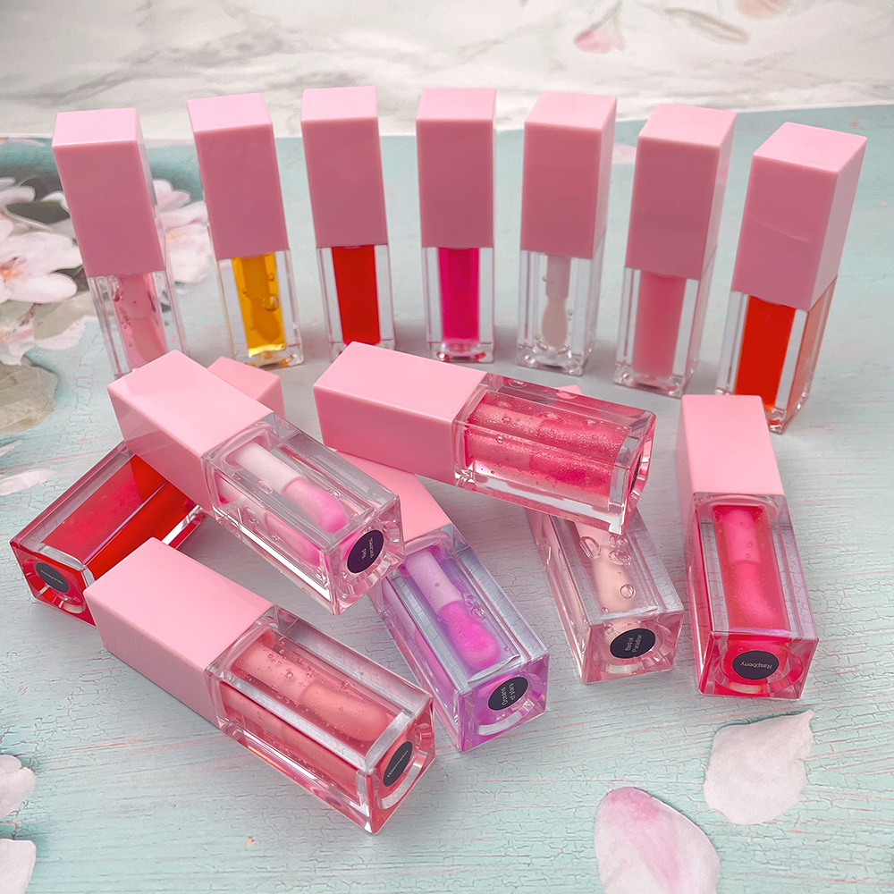 Farbwechsel Lippenöl Set in Rosa 2